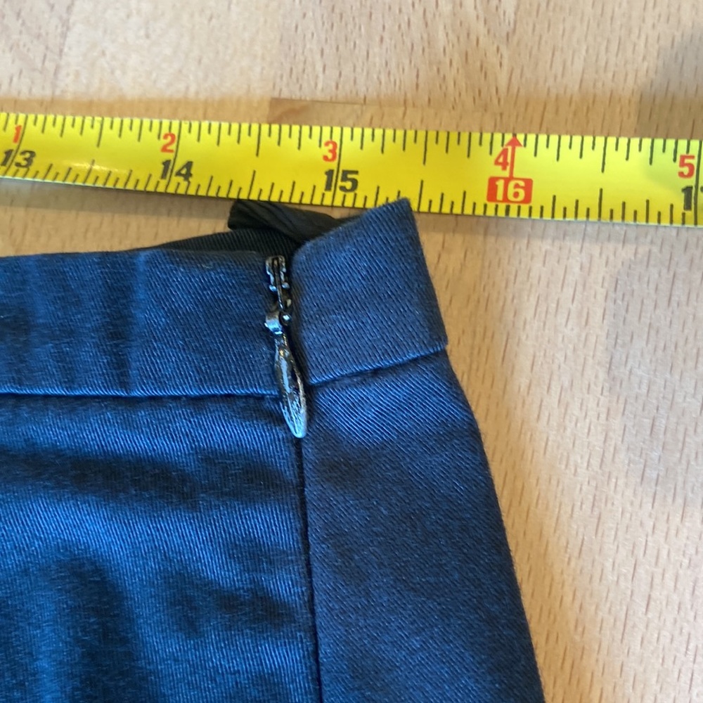Piazza Sempione black cotton skirt size 46 Italian 10 US - Picture 3 of 8